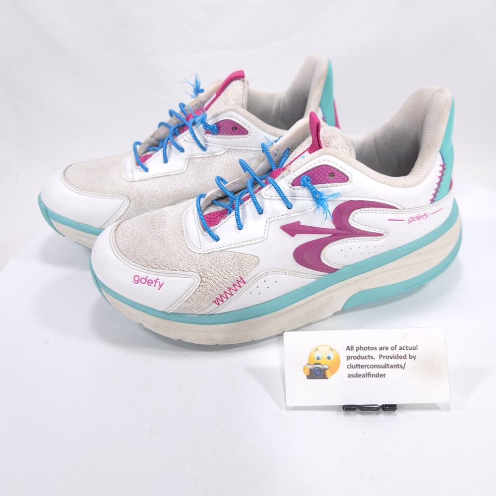 Gravity Defyer Gdefy Comfort Walking Shoe Womens Size 9.5 TB9037FWP-M White